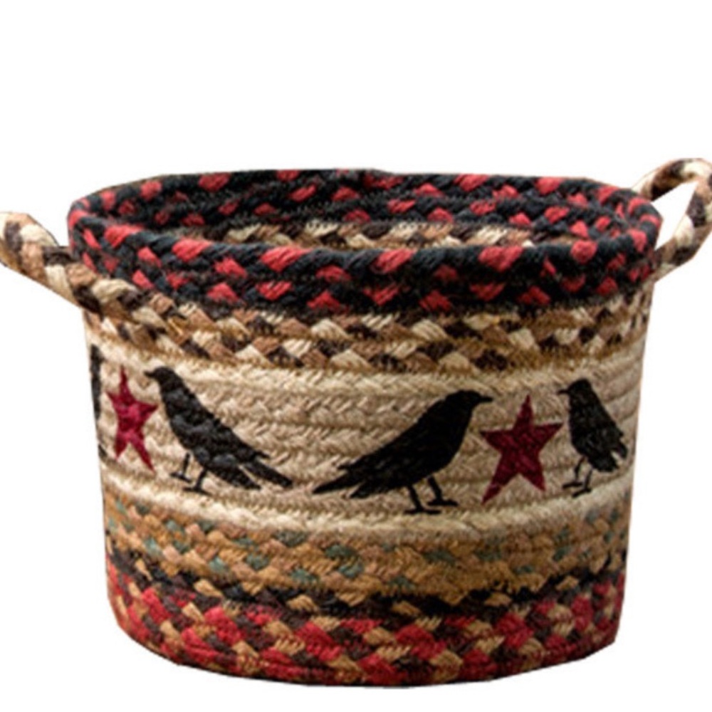 Crow and Star Utility Basket 13x9 basket NWT